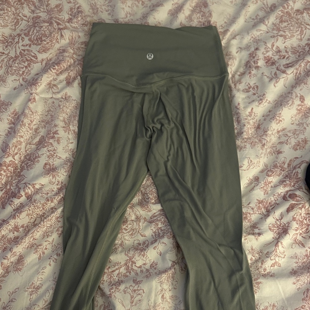 lululemon athletica Olive Green Leggings